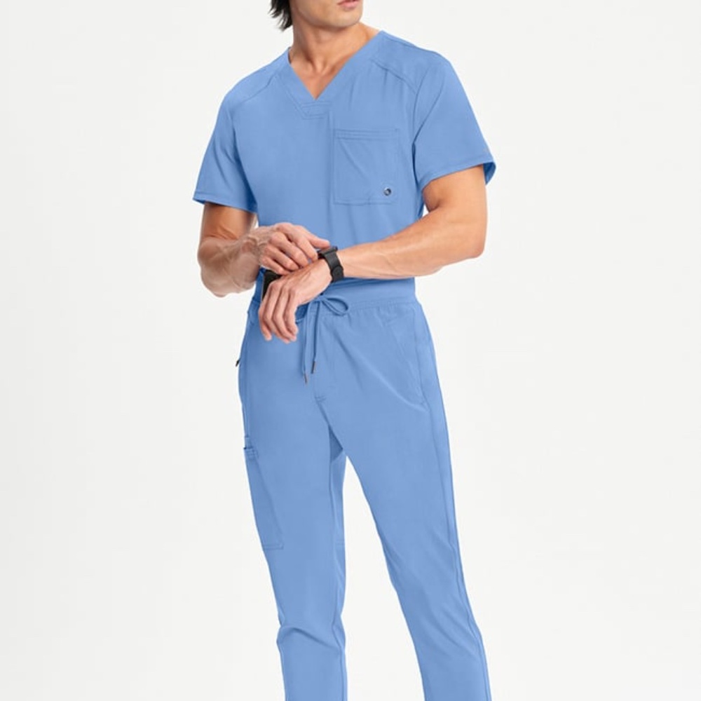 Cherokee Infinity Ciel Scrub Top & Jogger Bottom Set - Picture 5 of 9
